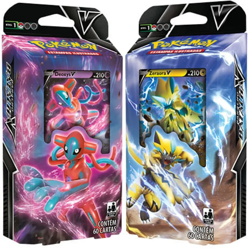 Deck de Batalha V - Pokémon - Deoxys e Zeraora