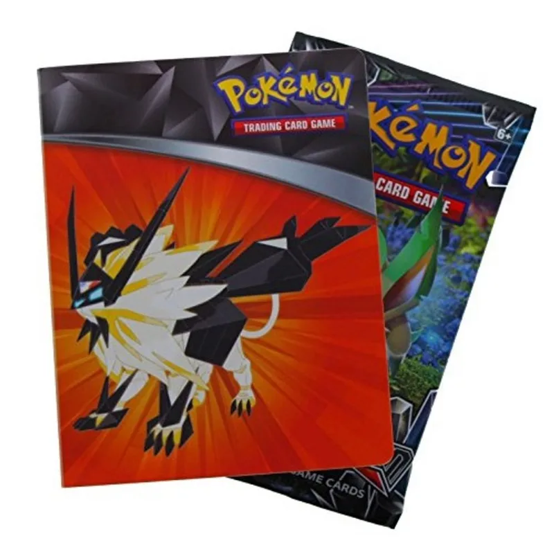Mini Binder e Pacote de Cartas Pokemon Sol Lua Ultra Prism