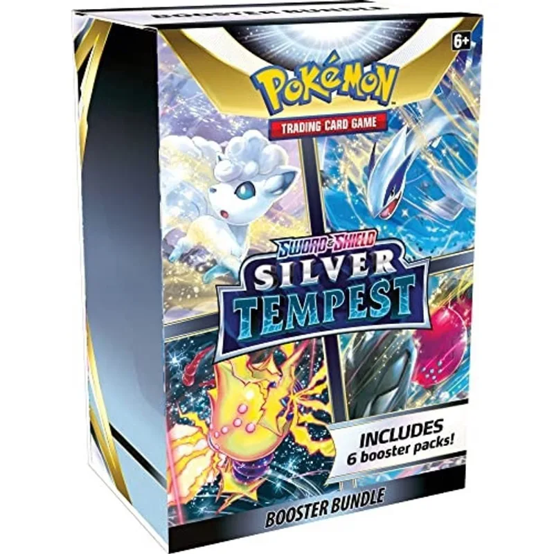 Pokémon tcg: Pacote de Reforço de Espada e Escudo de Tempestade de Prata