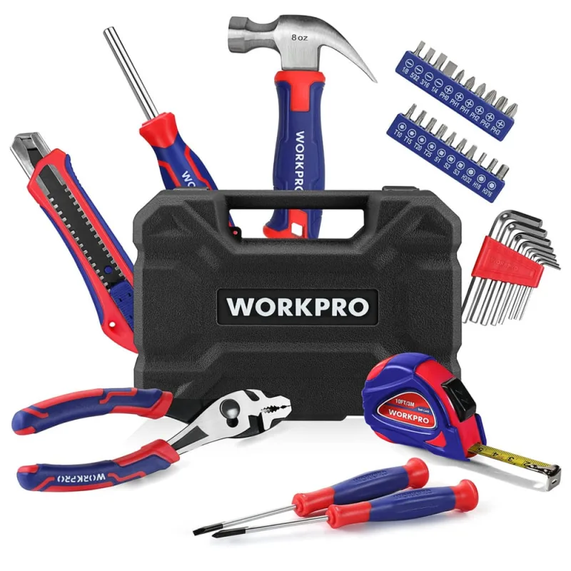 Conjunto de ferramentas workpro de 35 peças para uso doméstico geral com caixa de ferramentas - Não Disponível