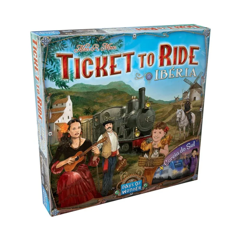Ticket To Ride - Iberica South Korea (Expansão) - Galápagos - LC