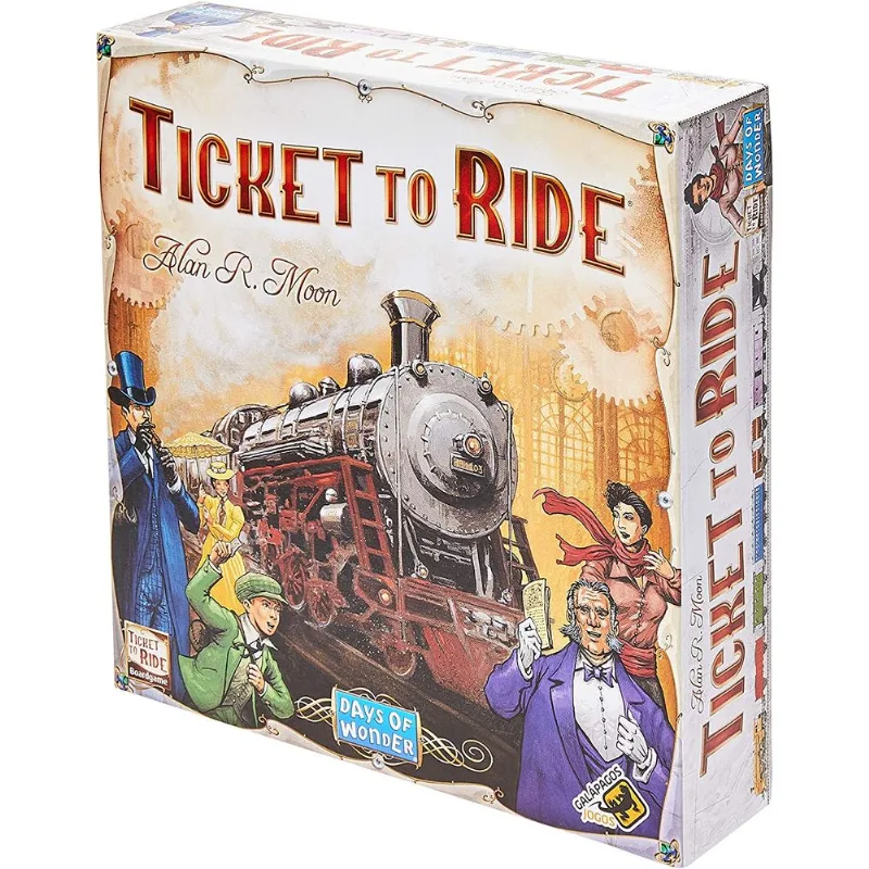 Ticket To Ride - Jogo De Tabuleiro - Galapagos