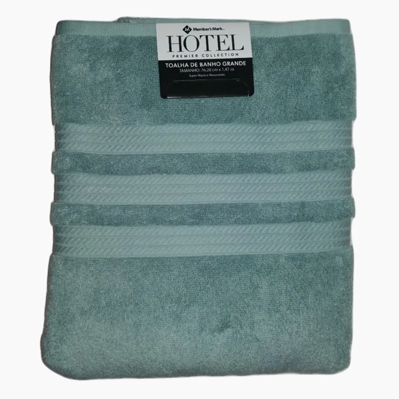 Toalha de Banho Spa Premier Collection Verde Member's Mark 76x1,47cm 1 Unidade