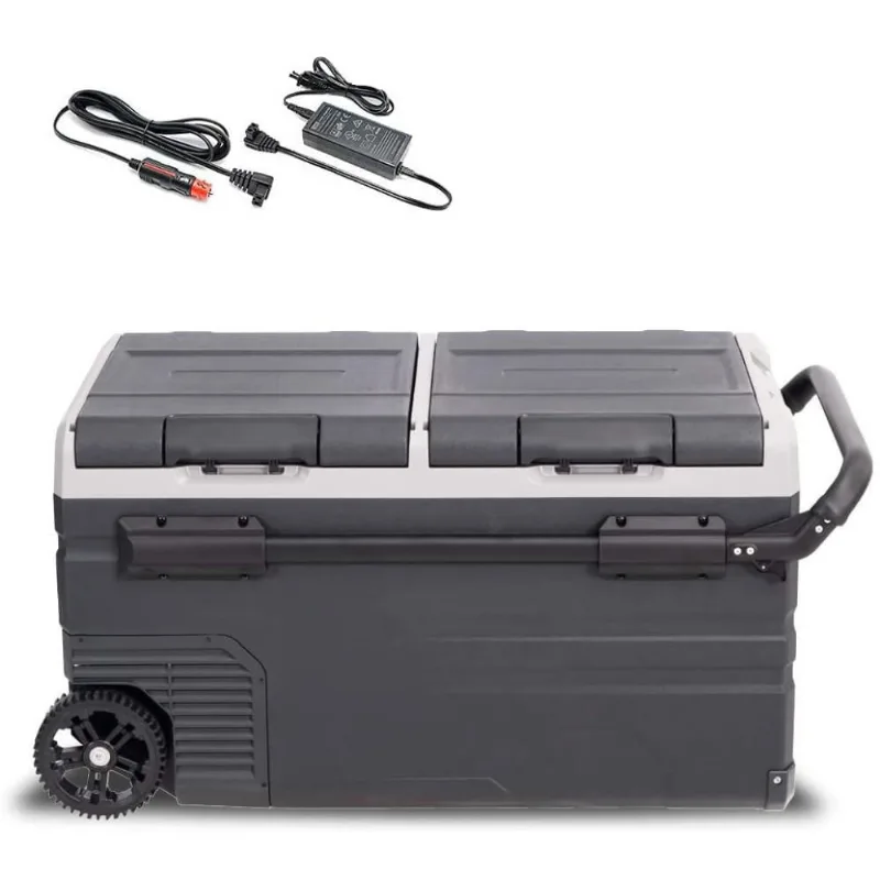 CHO Frigobar Portátil Portátil, Capacidade 75 L, AC/DC 12V/110V c/ entrada USB.