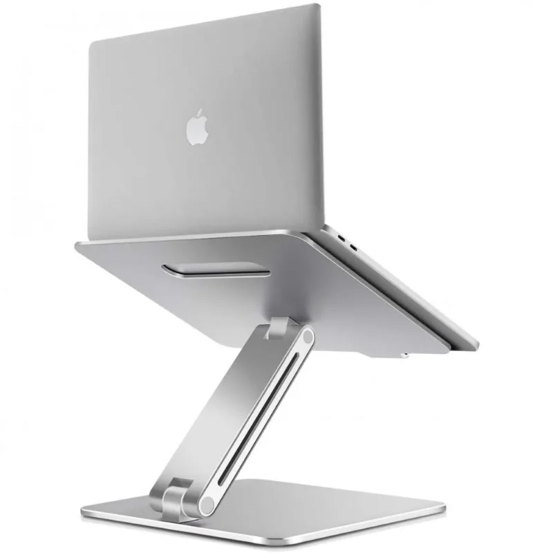 BLand SuporteMesa Ergonômica para Laptop Ajustável 2544 cm Prata