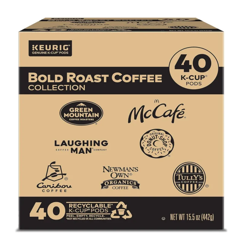 Keuring Kcup Keurig Seleção De Cafés Torra Forte (40u) 1u=2espresso - Não Informado