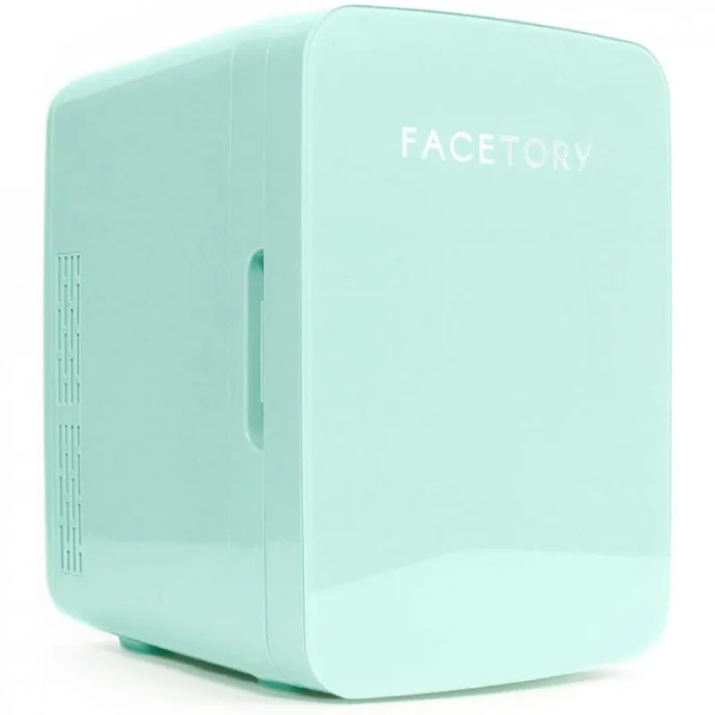 Mini Geladeira Automotiva FaceTory, Portátil, 10L, Aquece/Resfria, Verde Água