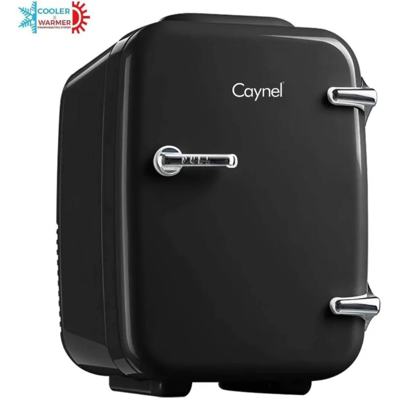 Mini Geladeira Automotiva CAYNEL, Termoelétrico , 4 Litros - 6 Latas, Preto