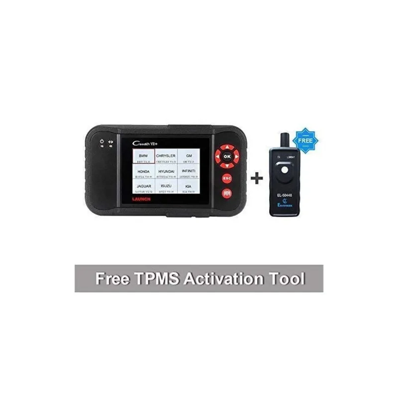 Scanner Automotivo Creader VII OBD2 30 Modelos Varredura Ativação TPMS Diversos Idiomas