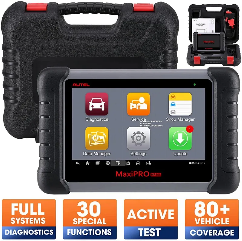 MaxiPRO MP808 Scanner de Motor Automotivo OBD2 Ferramenta de Varredura Avançada