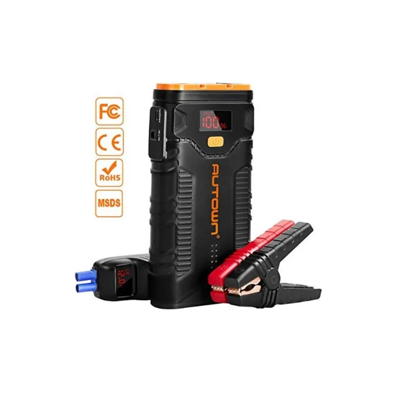Bateria de Carro Auxiliar 20800mAh 12V LED luz, Tela LCD