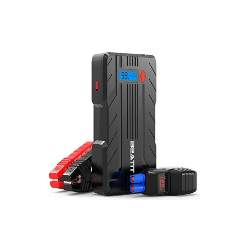 Bateria de Carro Auxiliar 1200A Pico 16500 mAh 12V Litio (até 8.0L Gás e 6.0L Diesel) Pro