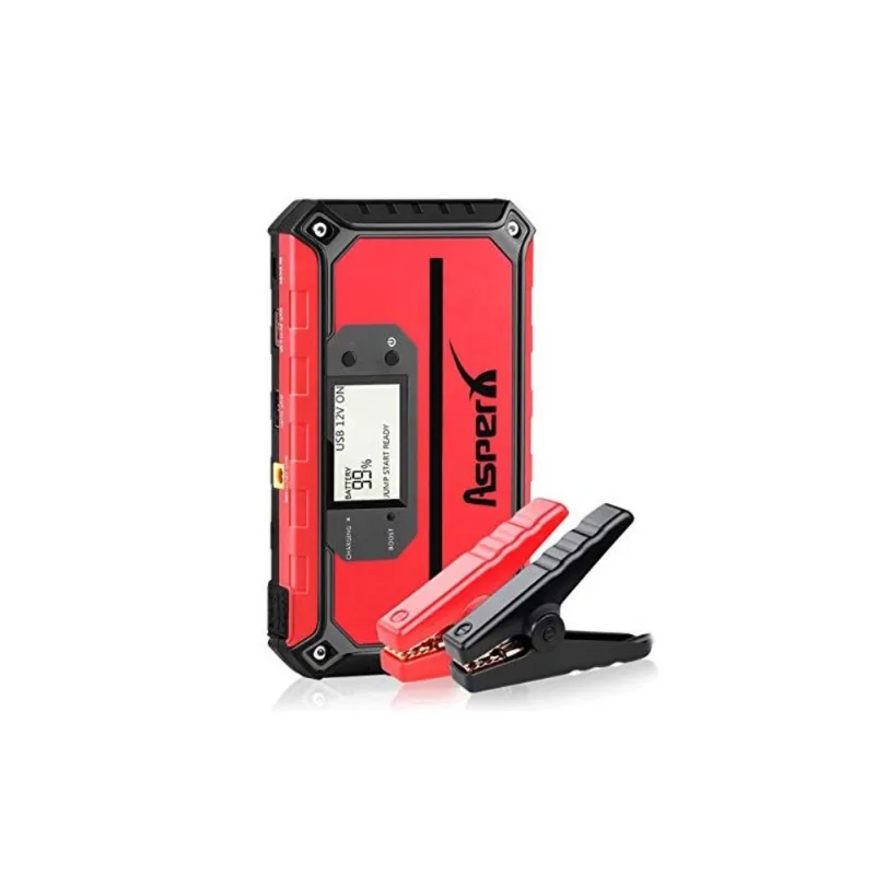 Bateria de Carro Auxiliar 1000A 18000mAh USB 3.0 (até 7.5L gás ou 5.5 l motor diesel), 12V LED Bússola