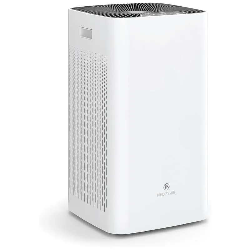 Purificador De Ar Automatico Com Filtro Hepa H13, Area 232 M2, 110v, Medify Air Ma 112 W1, Branco
