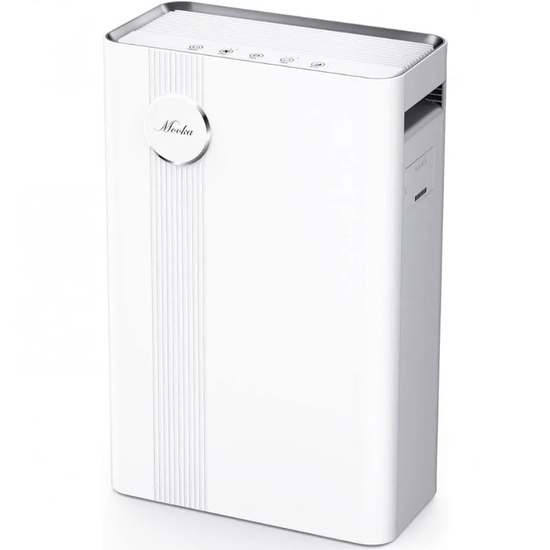 Mooka Purificador De Ar Automático Com Filtro Hepa, Área 100 M2, 110v, Branco