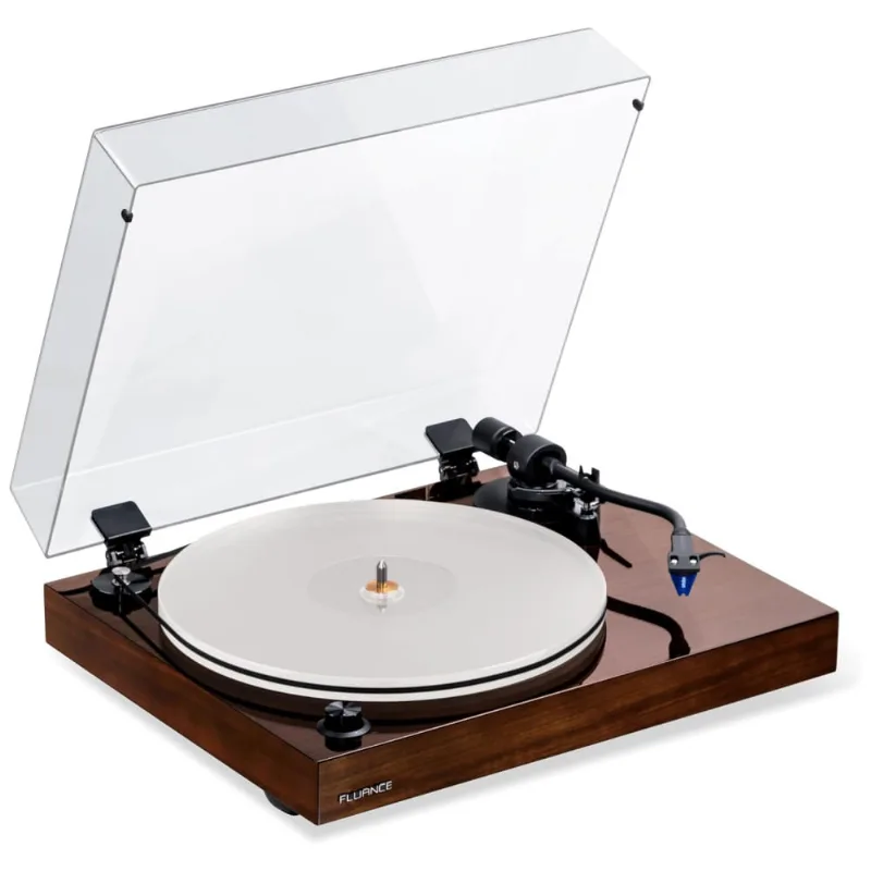 Vitrola Toca Discos Rt85 2 Velocidades, Sem Fio, 45 Rpm, 110v, Fluance Rt85w, Marrom