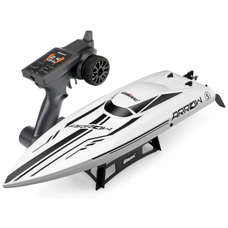 Lancha De Controle Remoto Para Adultos Ate 48 Km Por Hora, Recarregavel, Cheerwing, Branco