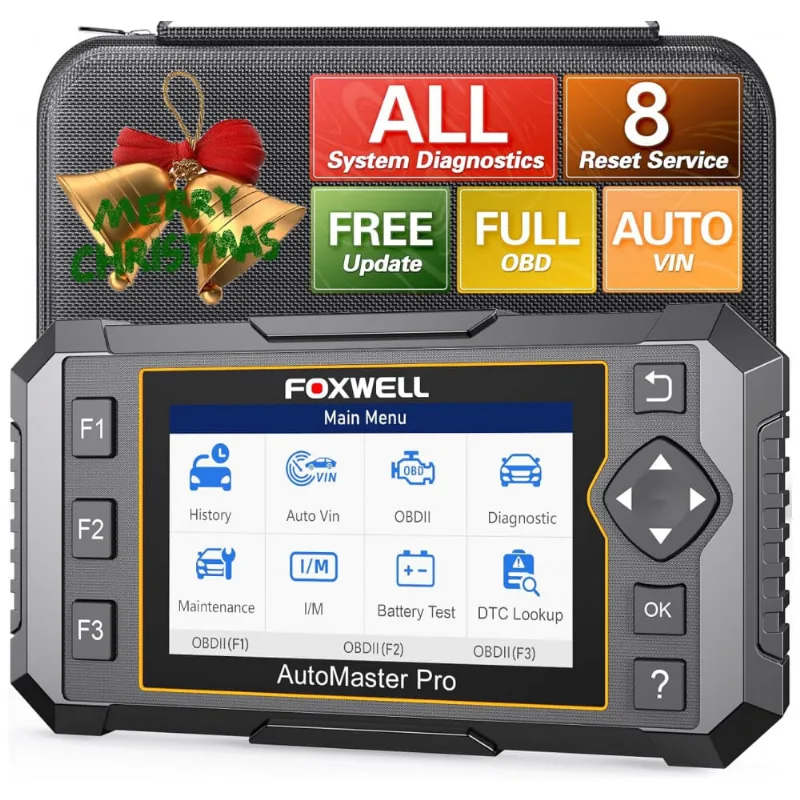 Scanner Automotivo Com Diagnostico Obd2, 12v, Foxwell Nt624 Elite, Preto