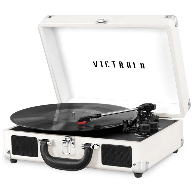 Vitrola Toca Discos 3 Velocidades, Com Bluetooth, 45 Rpm, 110v, Victrola Vsc 550bt Wht Ea, Rosa