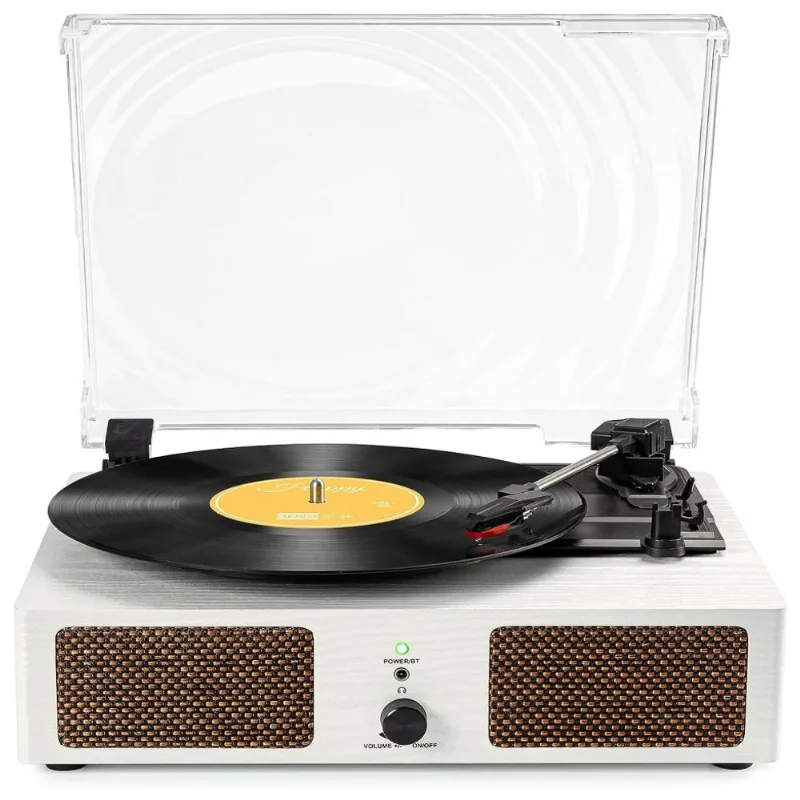 Udreamer Ud001 Vitrola, Toca Discos Retro 3 Velocidades Com Bluetooth E Usb, Marrom