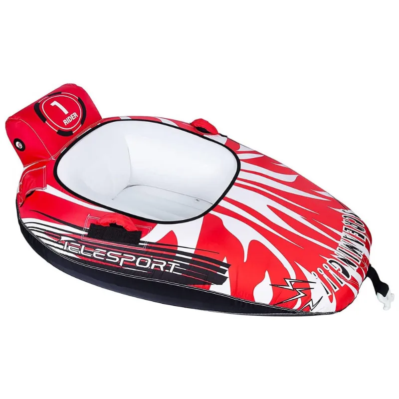 Boia Rebocavel Aquatica Para 1 Pessoa, Telesport, Vermelho