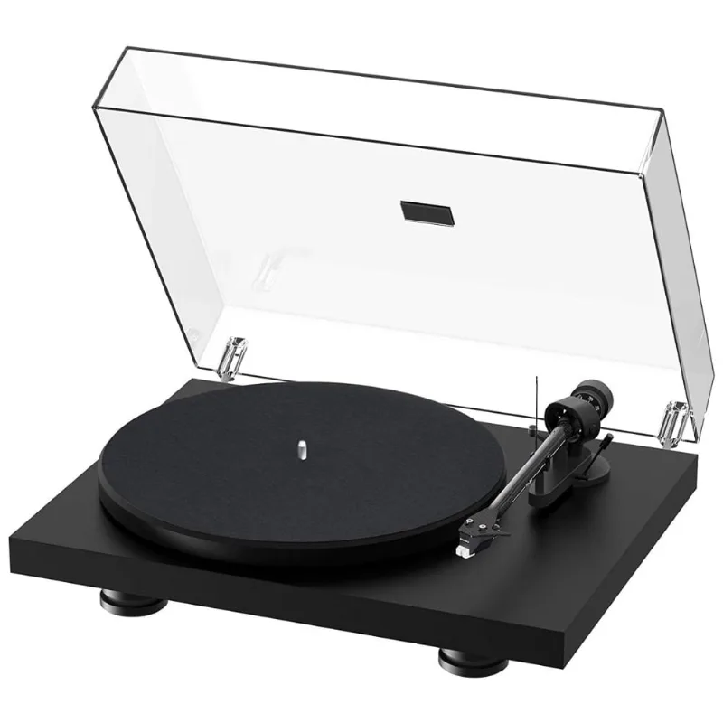 Vitrola Toca Discos Audifólio Com Braço De Fibra De O E Seleção Eletrônica De Velocidade, 110v, Pro Ject Audio Systems Debut Carbon Evo, Preto