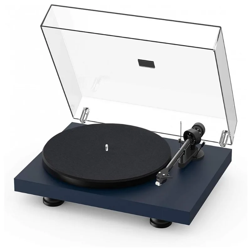 Vitrola Toca Discos Audifólio Com Braço De Fibra De Carbono E Seleção Eletrônica De Velocidade, 110v, Pro Ject Audio Systems 9120097826091, Azul