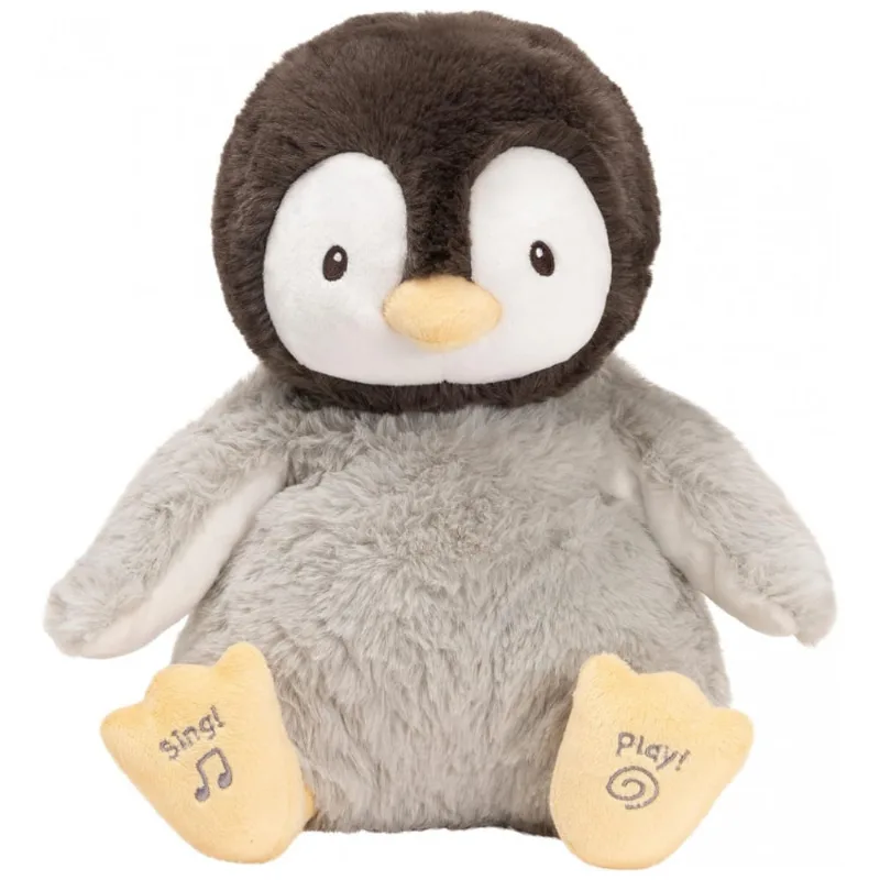 Pelúcia Pinguim para Crianças Maiores de 1 Ano, e, GUND 6059341, Marrom 110v