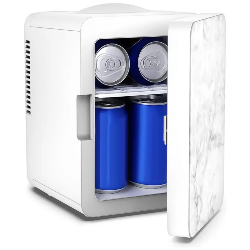 Mini Geladeira Para Skincare 4 Litros, 12v, Branca, 110v, Living Enrichment K4108mrwh, Branco