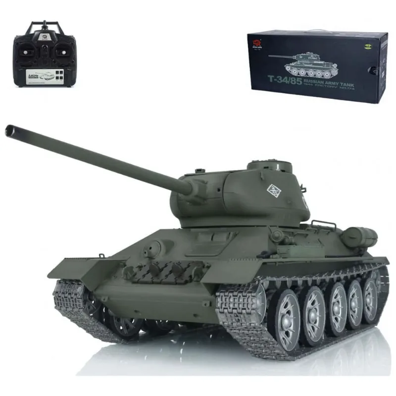 Tanque de Guerra TOUCAN RC HOBBY Soviet 4 85 com Controle Remoto, Escala 116, Verde