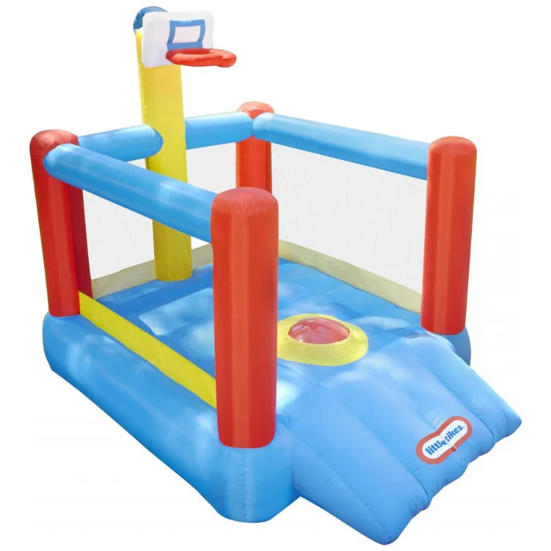Pula Pula Inefavel Com Cesta De Basquete Para Criancas De 8 A 12 Anos, Little Tikes