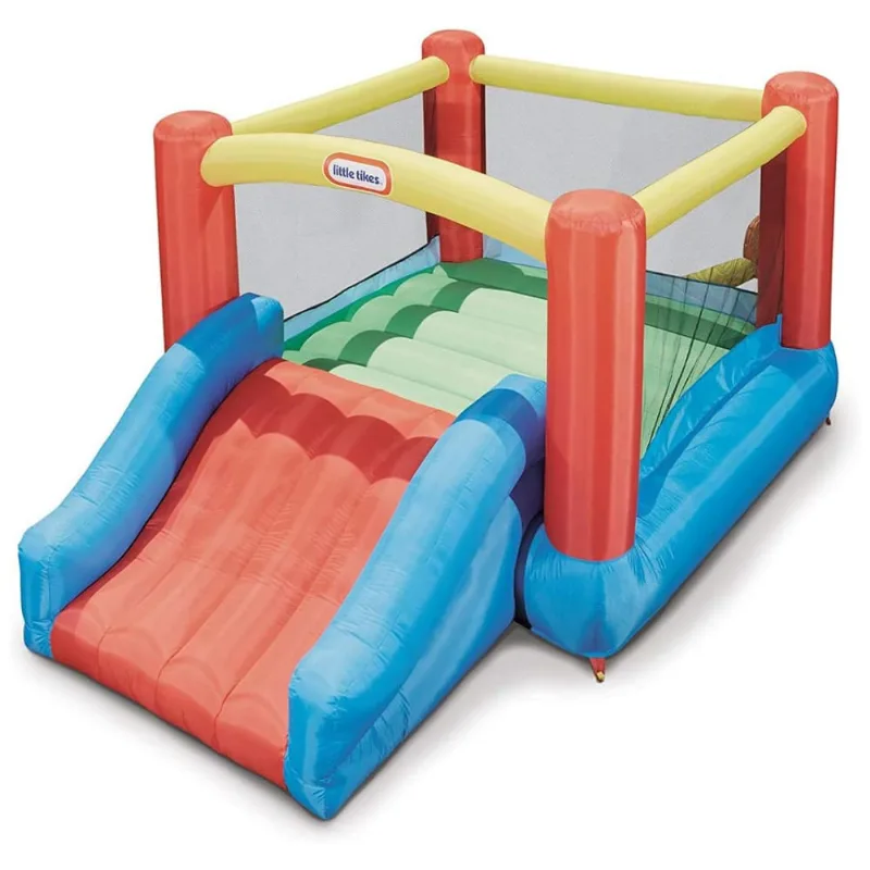 Pula Pula Inflavel Com Escorregador Para Criancas 2 A 8 Anos, Little Tikes