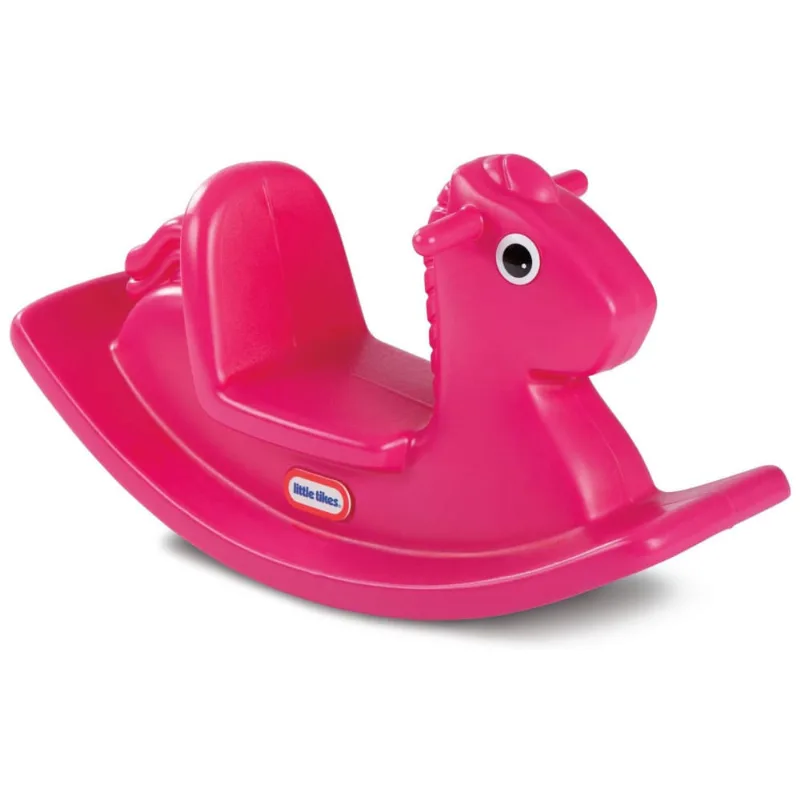Balanço De Cavalinho Clássico Para Crianças De 1 A 3 Anos, Little Tikes, Rosa