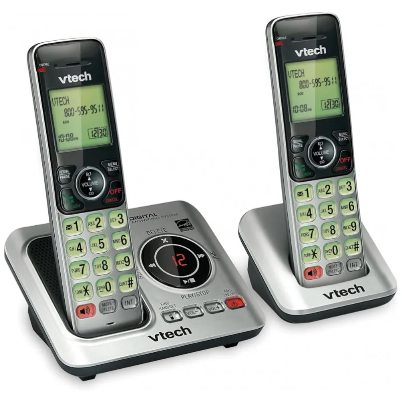 Telefone Sem Fio Expansivel Com Sistema De Atendimento E Identificacao De Chamadas, Vtech Cs6629 2 Dect 6.0