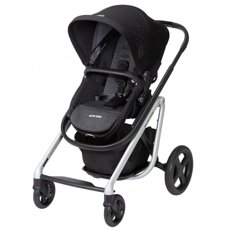 Carrinho de Bebê Multifuncional Modular Maxi Cosi Lila, Preto