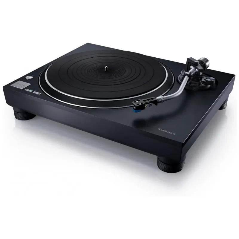 Toca Discos Retro Com Cartucho De Nivel Audiofilo E Braco Automatico, Technics, Preto