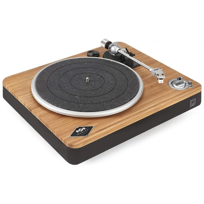 Toca Discos Retro Com Pre Amplificador Embutido E Bluetooth, House Of Marley, Marrom