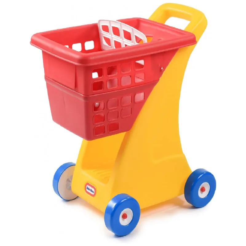 Carrinho de Compras Little Tikes Amarelo e Vermelho