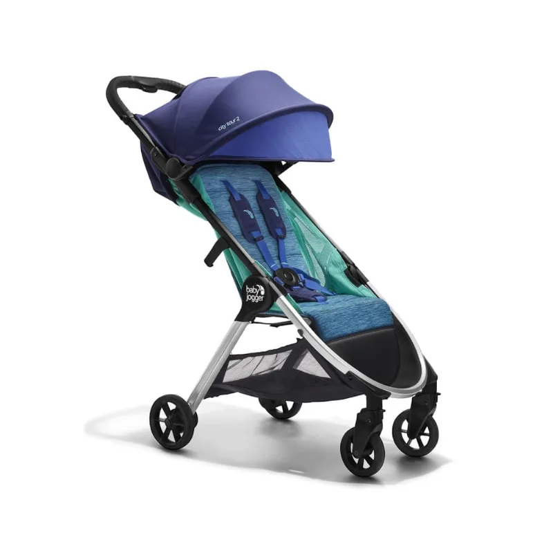 Carrinho de Bebê Ultracompacto com Proteção Contra Intempéries e Bolsa de Transporte, Baby Jogger City Tour 2