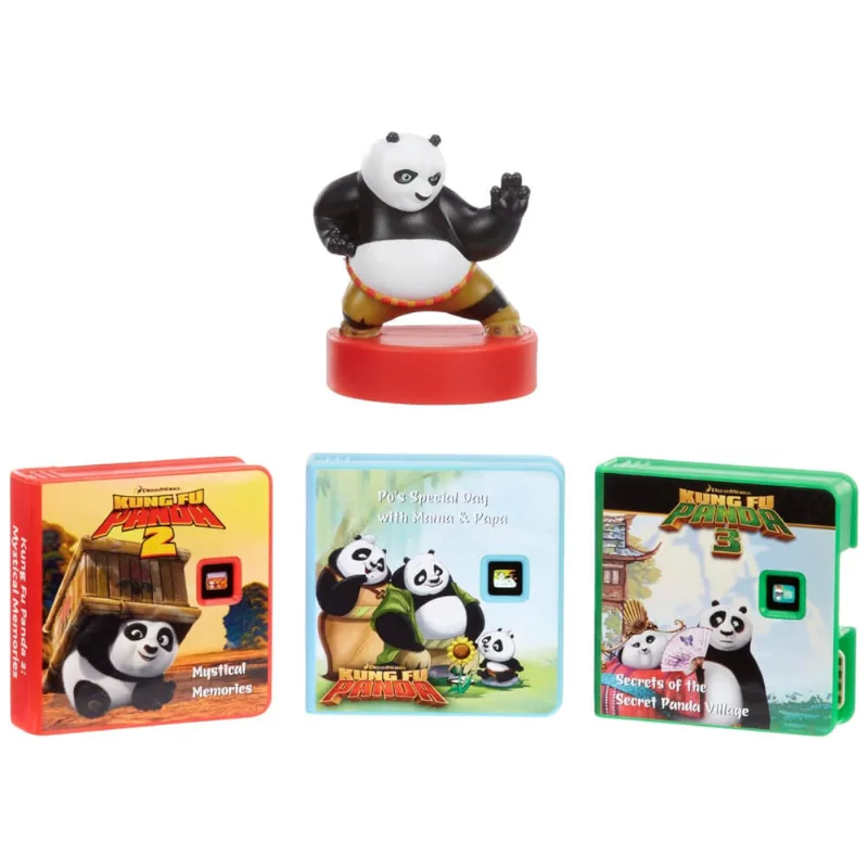 Coleção De Histórias Para Máquina Dos Sonhos Little Tikes, 1 Personagem E 3 Historias, Kung Fu Panda