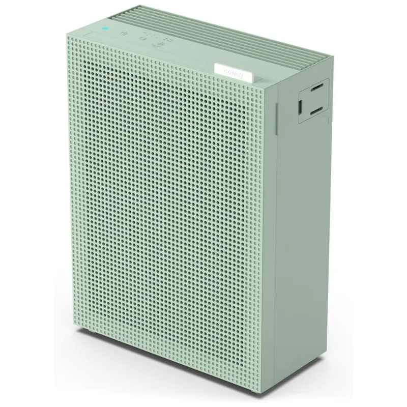 Purificador de Ar para Ambientes até 96m² com Sensor de Qualidade, Modo Automático e Filtro HEPA Lavável, 110V 35W, Coway Airmega 150's, Verde