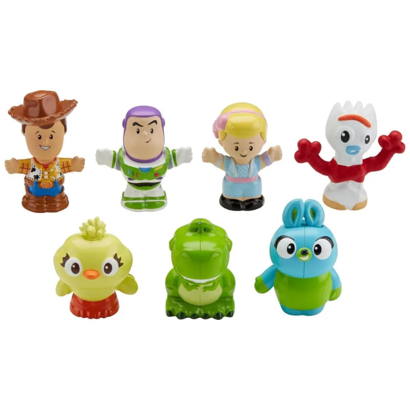 Conjunto Fisher-Price Little People Disney Toy Story, Com 7 Figuras de Personagens, Incluindo Woody e Buzz Lightyear 110v