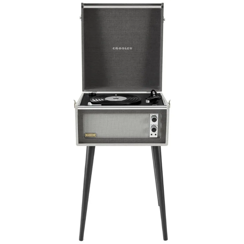 Vitrola Toca-discos Portátil Dansette Bermuda Bluetooth In/out Com Aux-in, Cr6233f-bk Crosley,preto