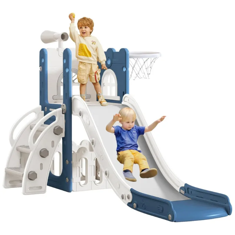 Slide De 6 Em 1 Criança Para Crianças De 1 A 3 Anos De Idade, Slider De Alpinista Para Crianças Para Playground Outdoor