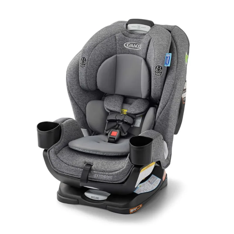 Cadeira de Bebê Conversível Graco Extend2Fit, Reclinável e com Painel de Extensão Ajustável para Mais Espaço para as Pernas, Modelo Cullen