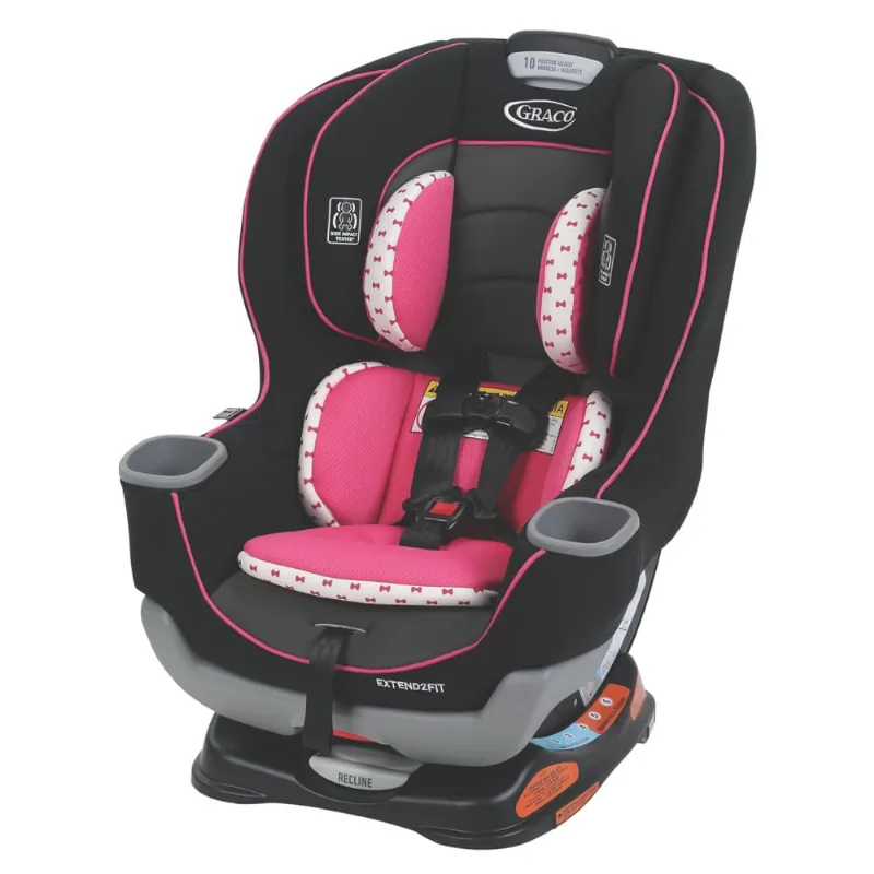 Cadeirinha de Carro Conversível Graco Extend2Fit, Rear e Forward Facing, Painel de Extensão Ajustável para Mais Espaço para as Pernas, Kenzie