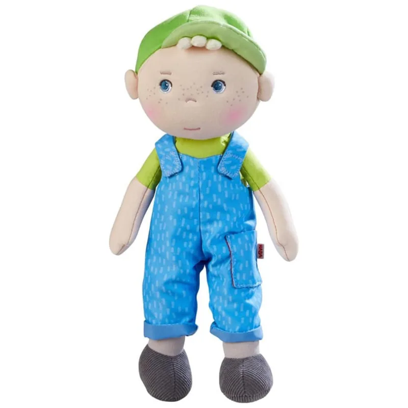 Boneco Macio HABA Snug Up Till 25,9cm, Boneco Bebê Lavável à Máquina, Perfeito para Aconchegar Crianças a partir de 18 Meses