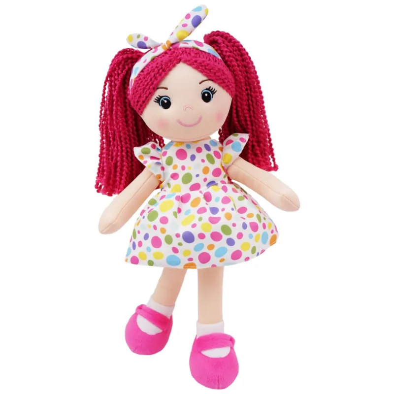 Boneca de Pelúcia Sophie da Coleção Snuggle Cuties June Garden, Presente Pefeição para Meninas