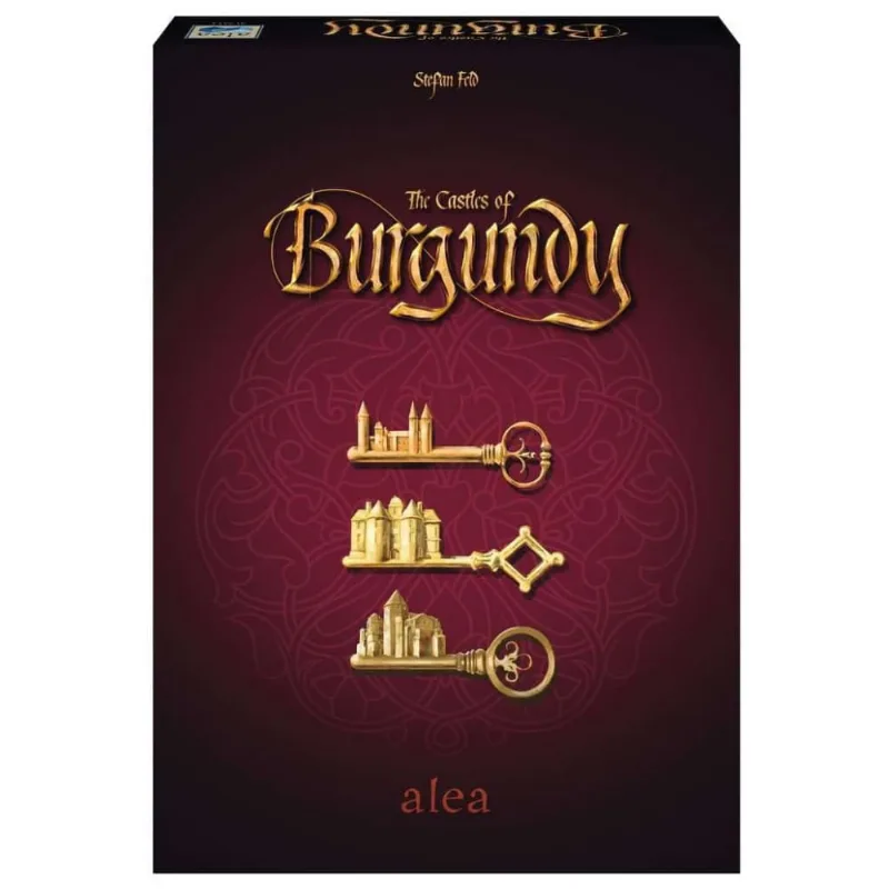 Jogo de Tabuleiro Castelos da Borgonha - Estratégia Imersiva 12+ - Edição Aniversário 20 Anos - Alea - Conquiste o Reino