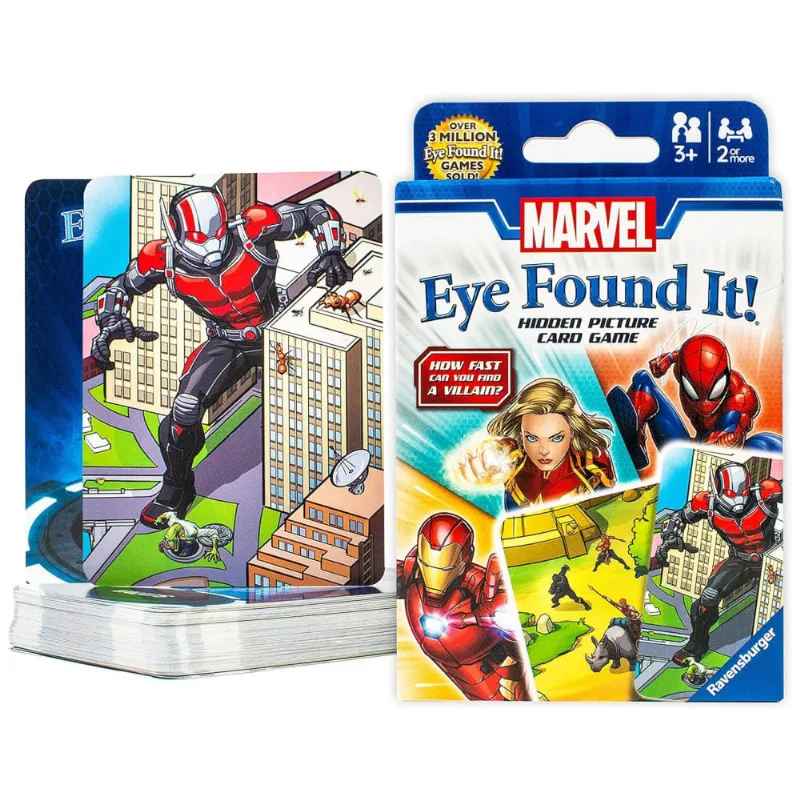 Jogo de Cartas Ravensburger Marvel Eye Found It: Mergulhe no Universo Marvel! Estimula Habilidades e Diverte Famílias. Aproveite!